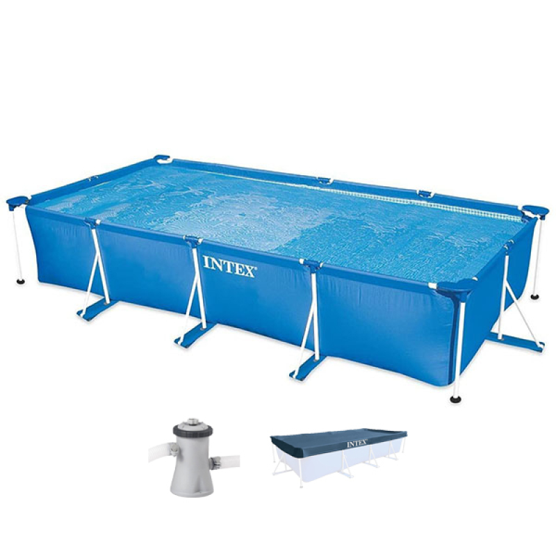 Bazen sa filter pumpom i prekrivacem 450x220x84cm 