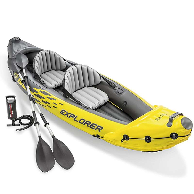 Kajak Explorer K2 dvosed sa veslom i pumpom 